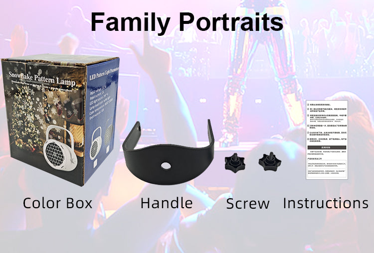 2025 New Christmas Projection Lights Christmas Snow Projector Snowflake Snowstorm Halloween Projector Light