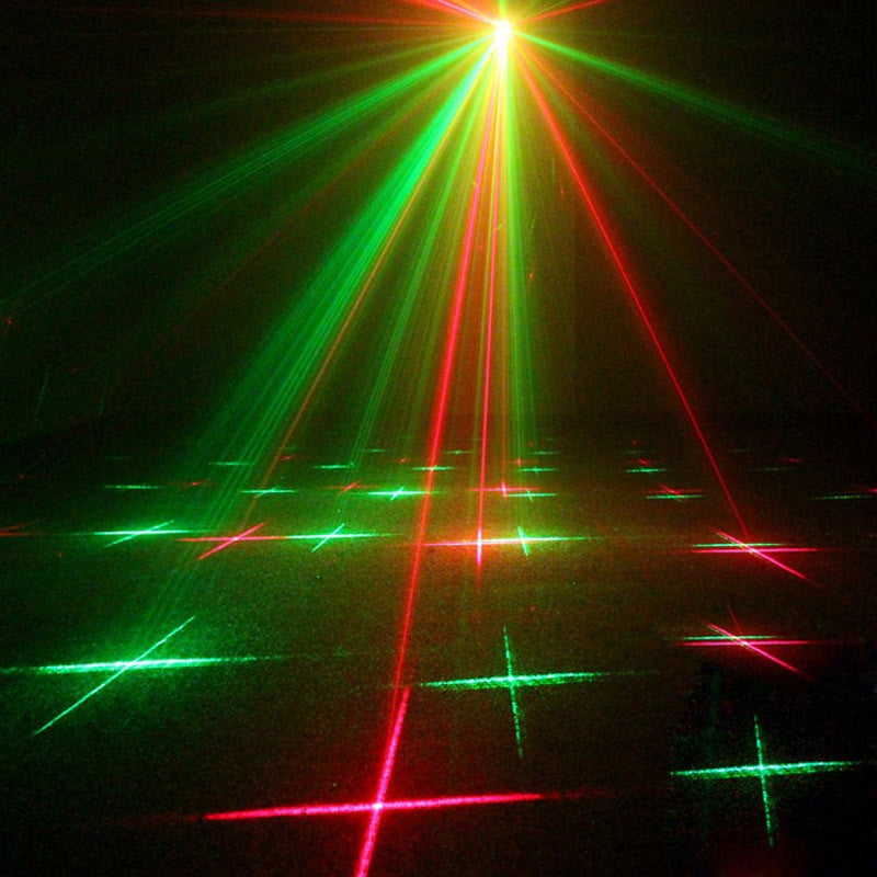 Sound Control Mini Laser Light Home Party Stage KTV DJ Disco Decor Projector
