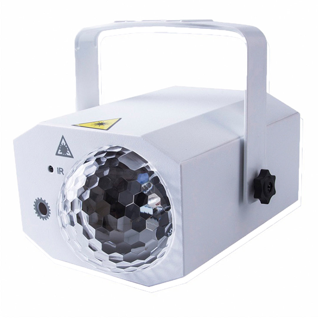 16 in 1 Party Disco Ball LED Stage Lighting Sound Remote Strobe Laser Beam Projector Light