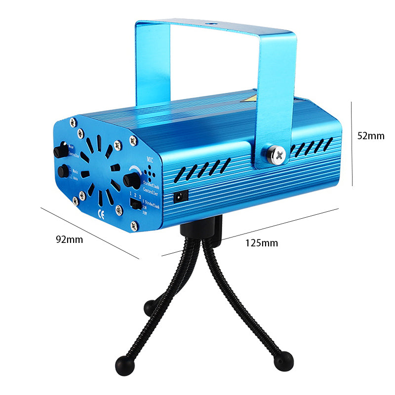 Sound Control Mini Laser Light Home Party Stage KTV DJ Disco Decor Projector