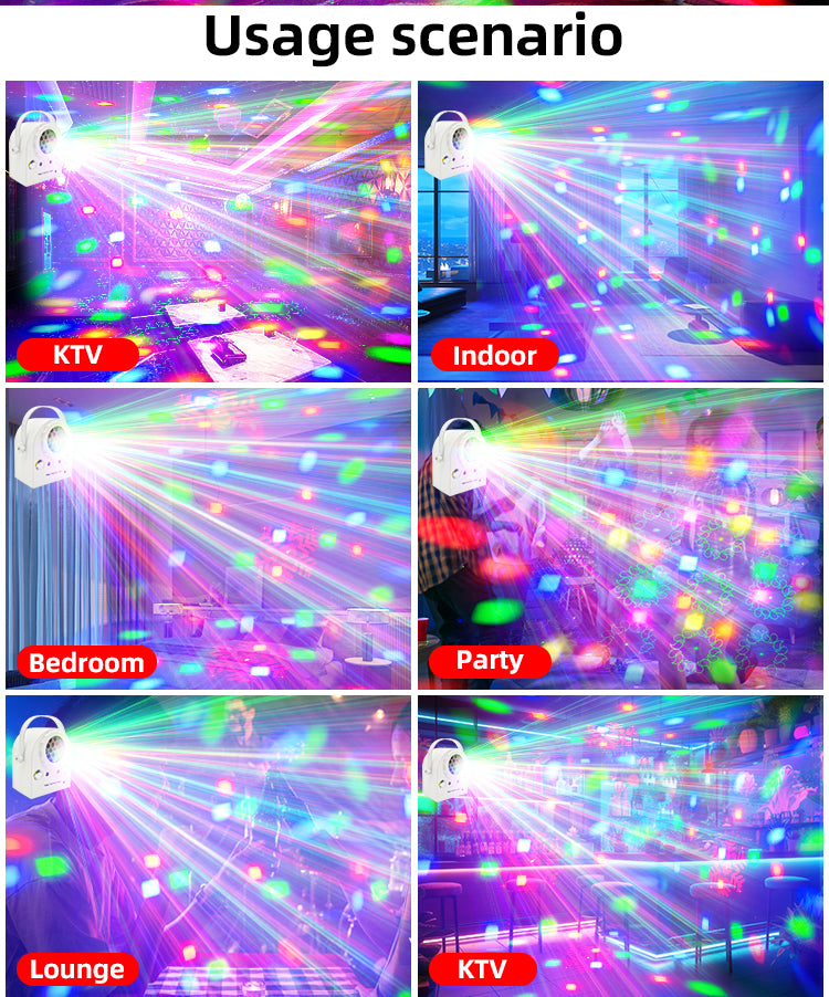 New Arch-shaped With Sound Control Party Lights Disco Stage Lights Led Laser Dj Lights for Night Club