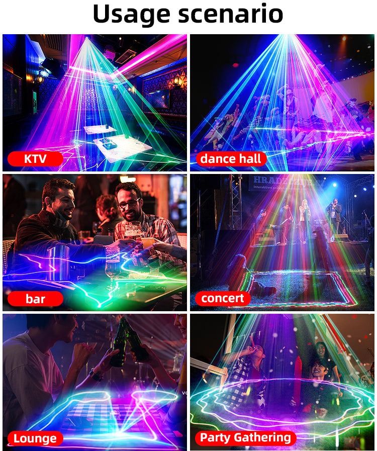 DMX512 Laser DJ Light Night Club Stage Lights Laser Lights for Night Club