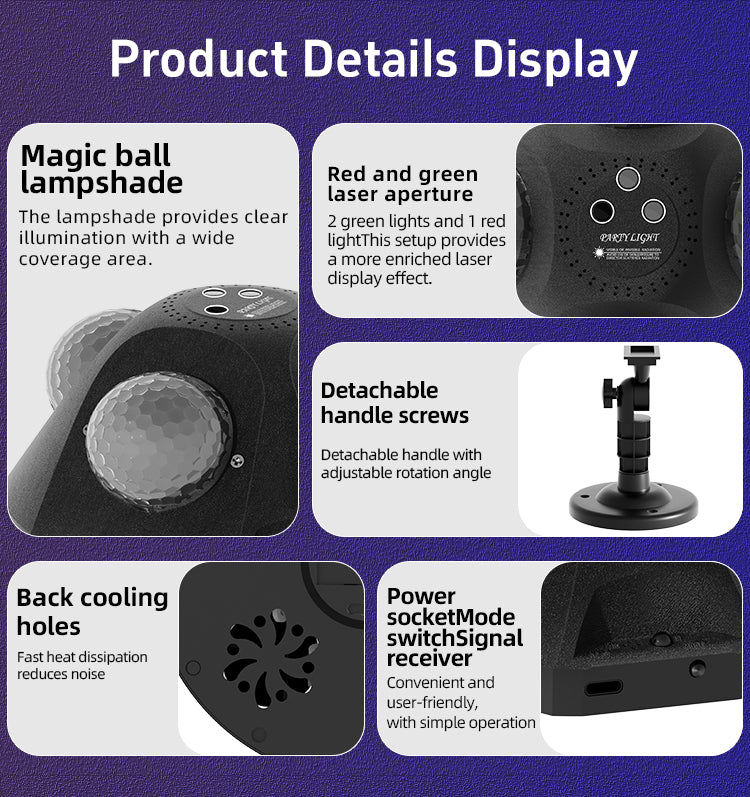 New Products 2025 Pyramid With Remote Control Shape Ambient Lighting Disco Party DJ Light Bar Stage Lights