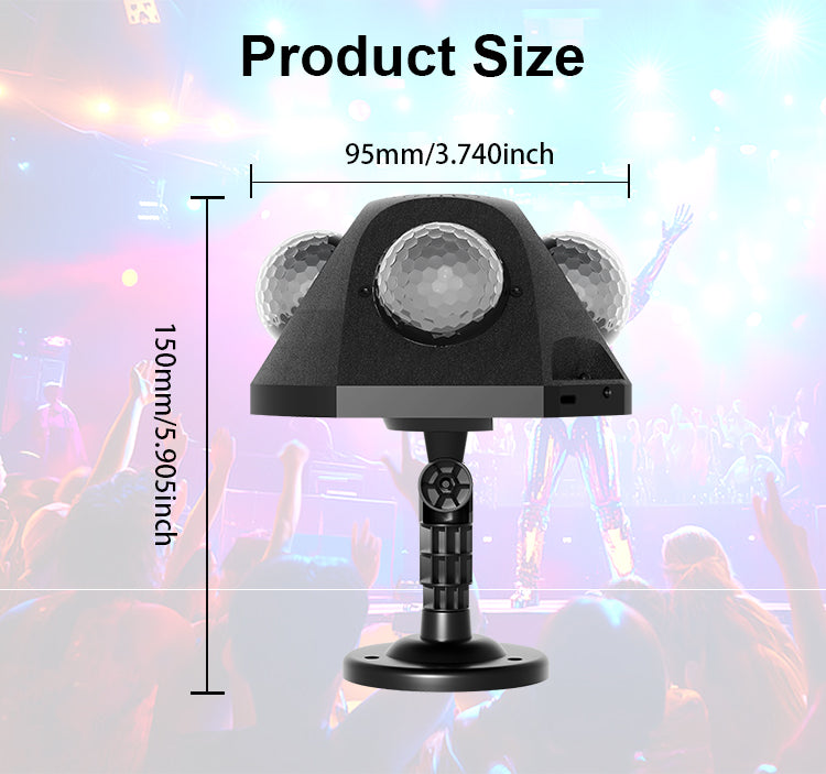 New Products 2025 Pyramid With Remote Control Shape Ambient Lighting Disco Party DJ Light Bar Stage Lights