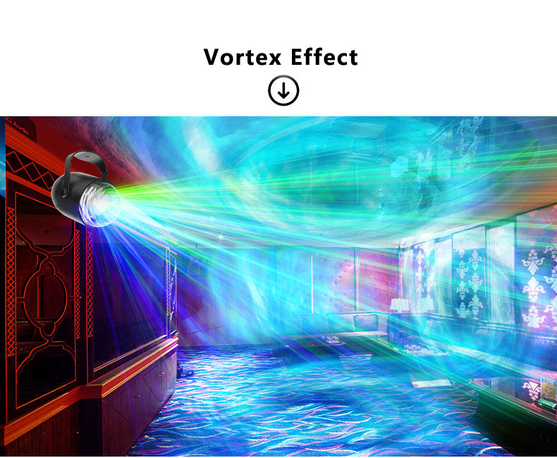 Aurora Ocean Wave Projector Light 4 Modes Northern Lights Lamp Bedroom Water Ripple Night Light