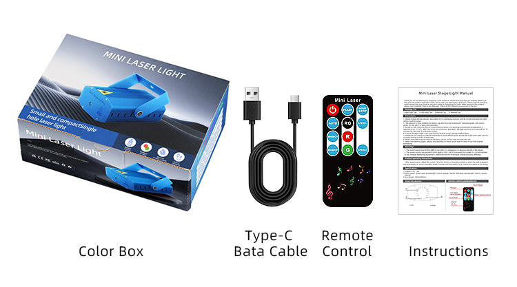 Laser Light RG Laser Stage Lighting Lazer Show Star Dot Projector for Disco Party Stage