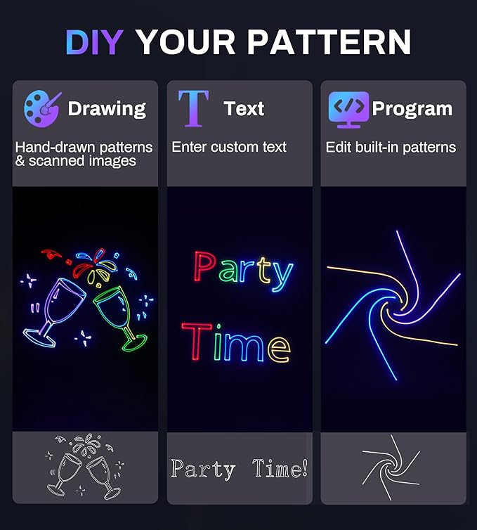 DJ Laser Party Lights 3D Animation RGB Laser Stage Lighting DMX512 Music Sound Activated Disco Projector Lights