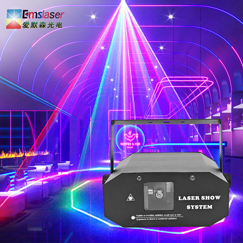 DMX512 Control Laser Light High Power 3D Animation Party Light Dj Laser Light Show