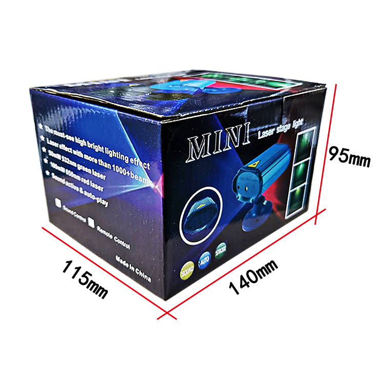 USB Rechargeable Disco Party Lights Mini Laser Projectors Starry Dot Strobe Laser Light