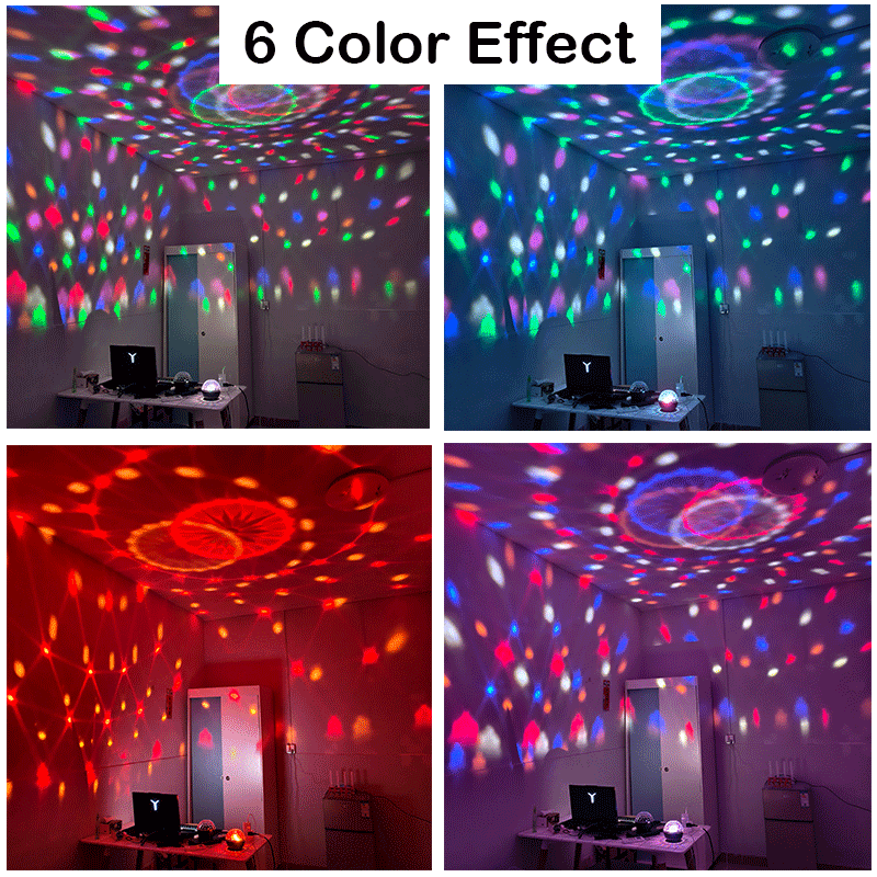 Medium Size Sunflower Magic Ball Light Bar Bounce Lights School Student Party Lights