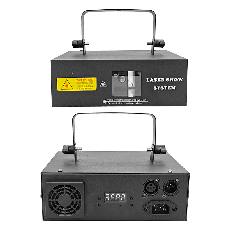 DJ Laser Party Lights 3D Animation RGB Laser Stage Lighting DMX512 Music Sound Activated Disco Projector Lights