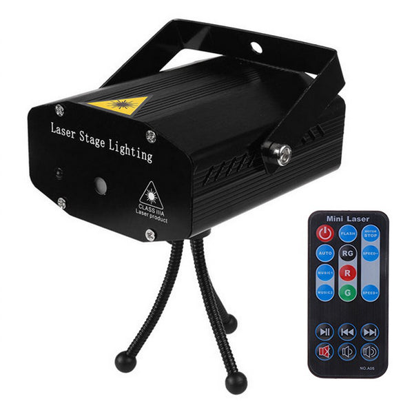 Remote Control Mini Disco Lights Portable Party Laser Lights