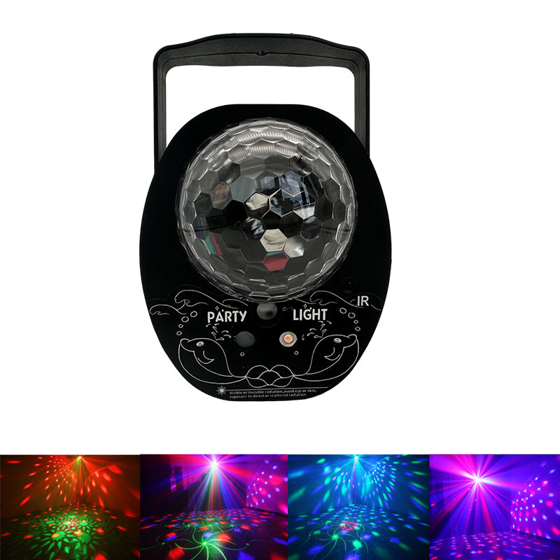 Plastic 16 in 1 Party Disco Ball LED Stage Light Remote Control RG Laser Party Lights