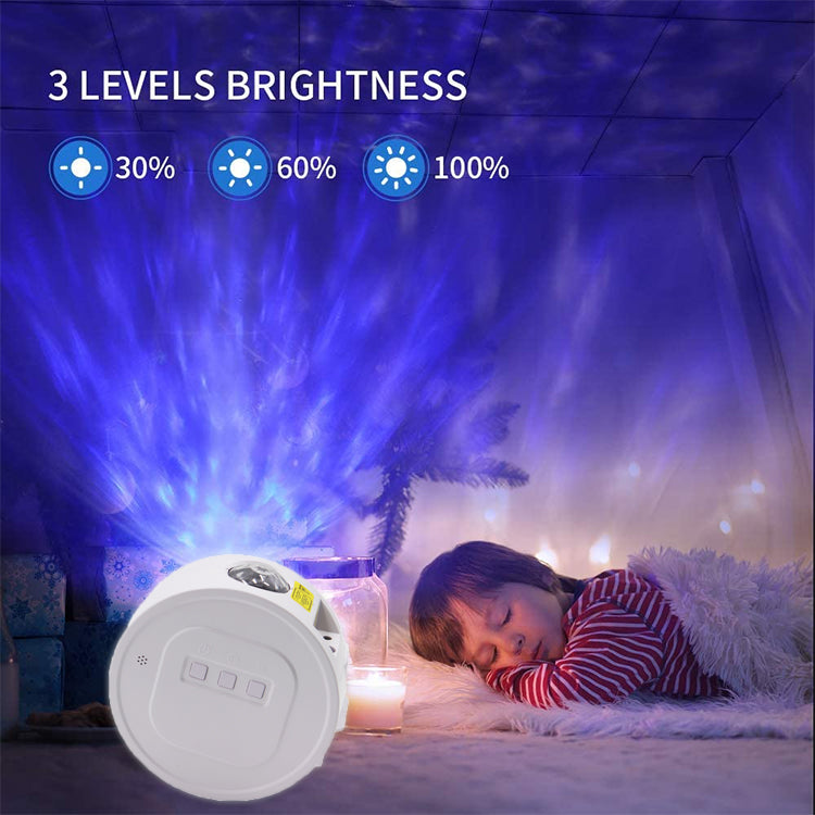 LED Laser Star Moon Projector Nebula Lamp Sound Control Starry Sky Night Light Projector