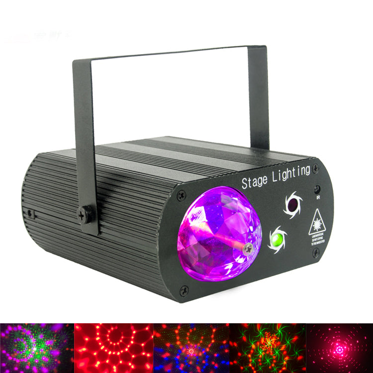 Remote Control 2 in 1 Party Led Stage Laser Light Rotating Ball Laser ...