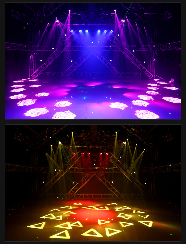 Promotional 7*10w LED RGBW 4 in 1 DMX512 Move Head Light Party Disco DJ Stage Lights