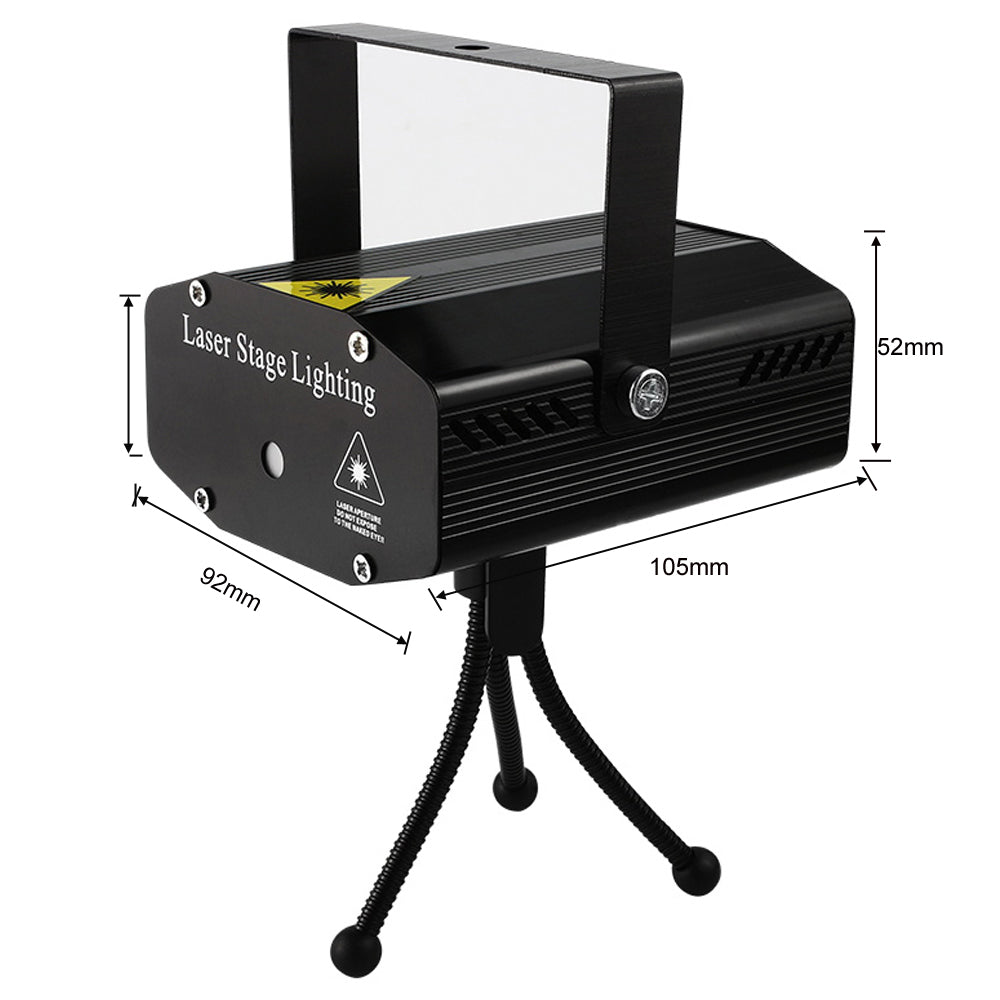 Sound Control Mini Laser Stage Lighting Projector DJ Disco Laser Lights